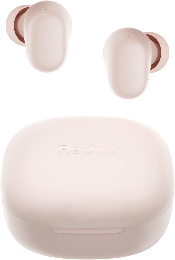 Xiaomi Redmi Buds 6 Play | 10mm Dynamic Driver | AI Noise Reduction | Up to 36-Hour Battery Life | Bluetooth® 5.4 | Touch Control – Global Version – (Pink)