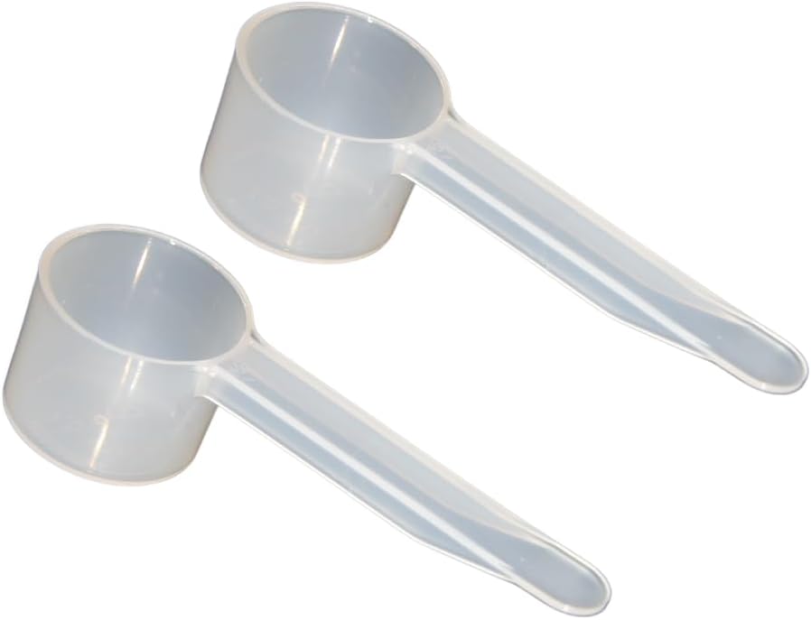 5 Gram Scoop for Creatine, Powders, Food Preparation, Recipes, Laboratory, Food Grade, Meets FDA Requirements, U.S.A. Made – The Nature of Appeal Brand Name (2 -Pack)
