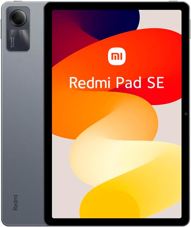 Xiaomi Redmi Pad Se (128GB + 4GB) WiFi 11″ Octa Core 4 Speakers Dolby Atmos 8000mAh Bluetooth 5.3 8MP (Graphite Gray)