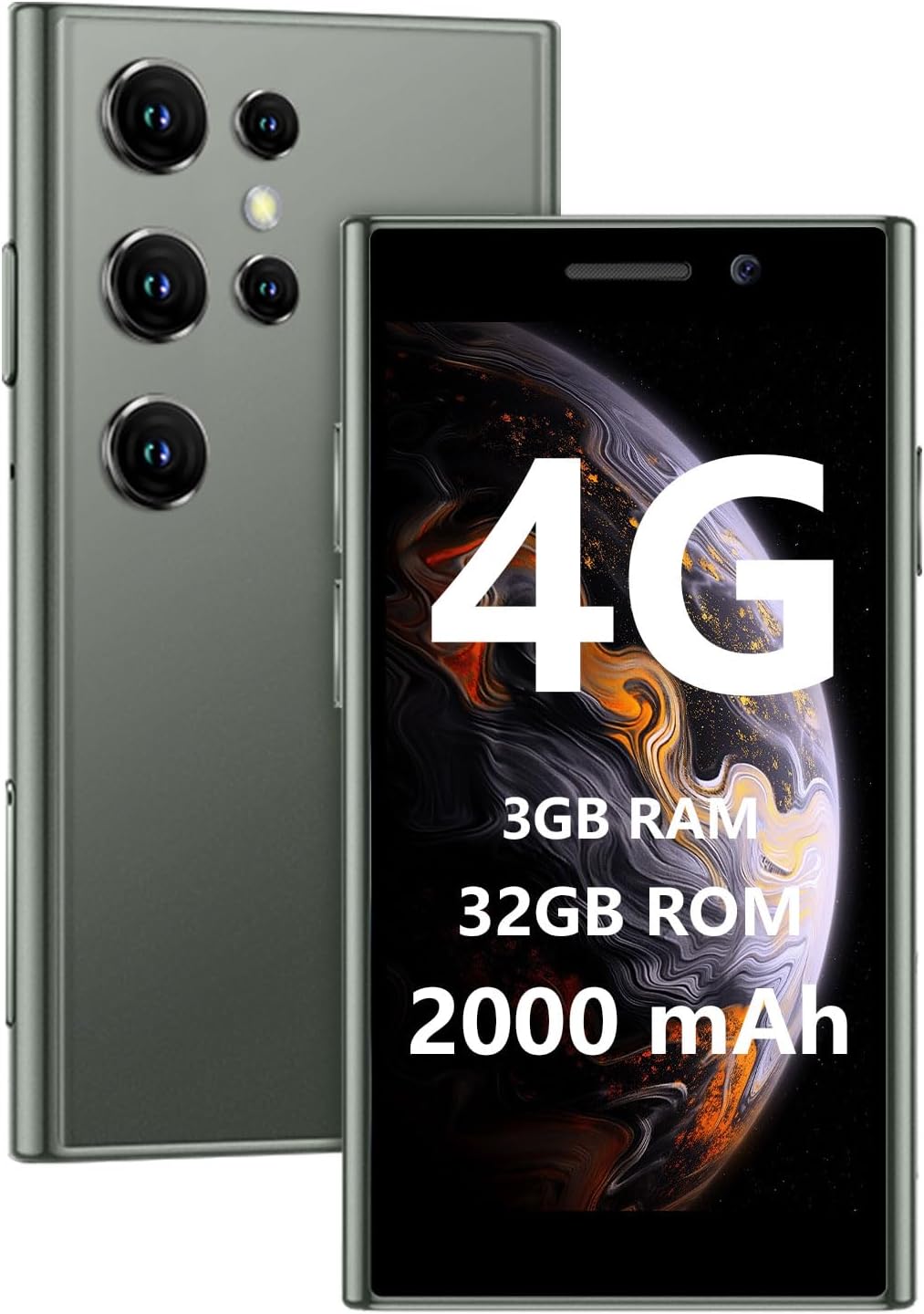 Mini Phone 4G Unlocked Small Smartphone with 3GB+32GB, 3.0″ HD Touch Screen,2000mAh Battery,Pocket Cellphone, Mini Phone for Kids, Best Gift for Kids- Green