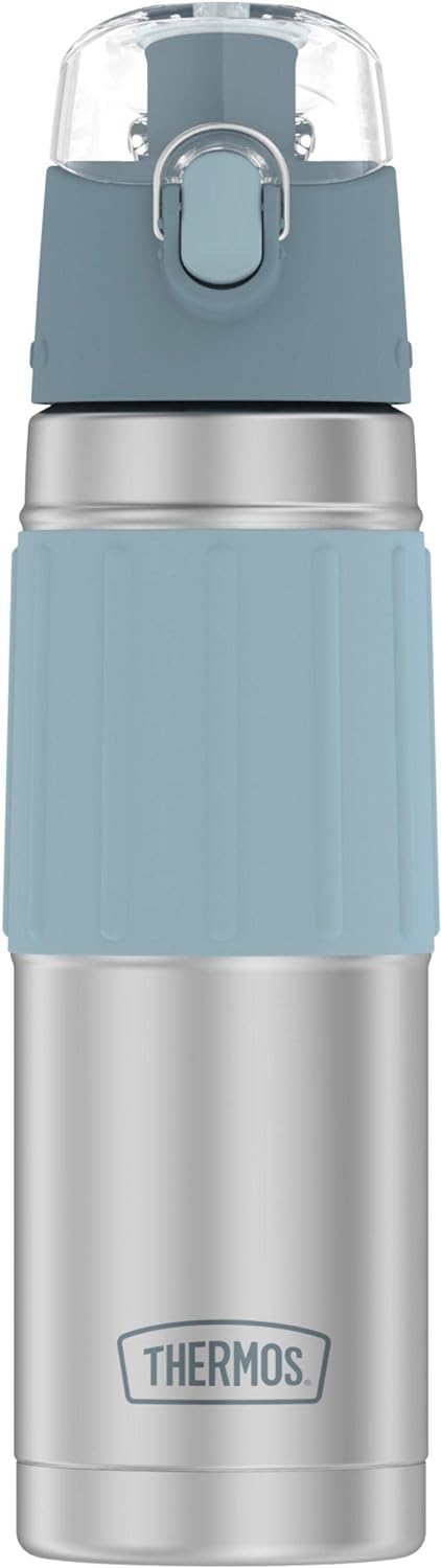 THERMOS Stainless-steel Hydration Bottle, 18 Ounce, Gray