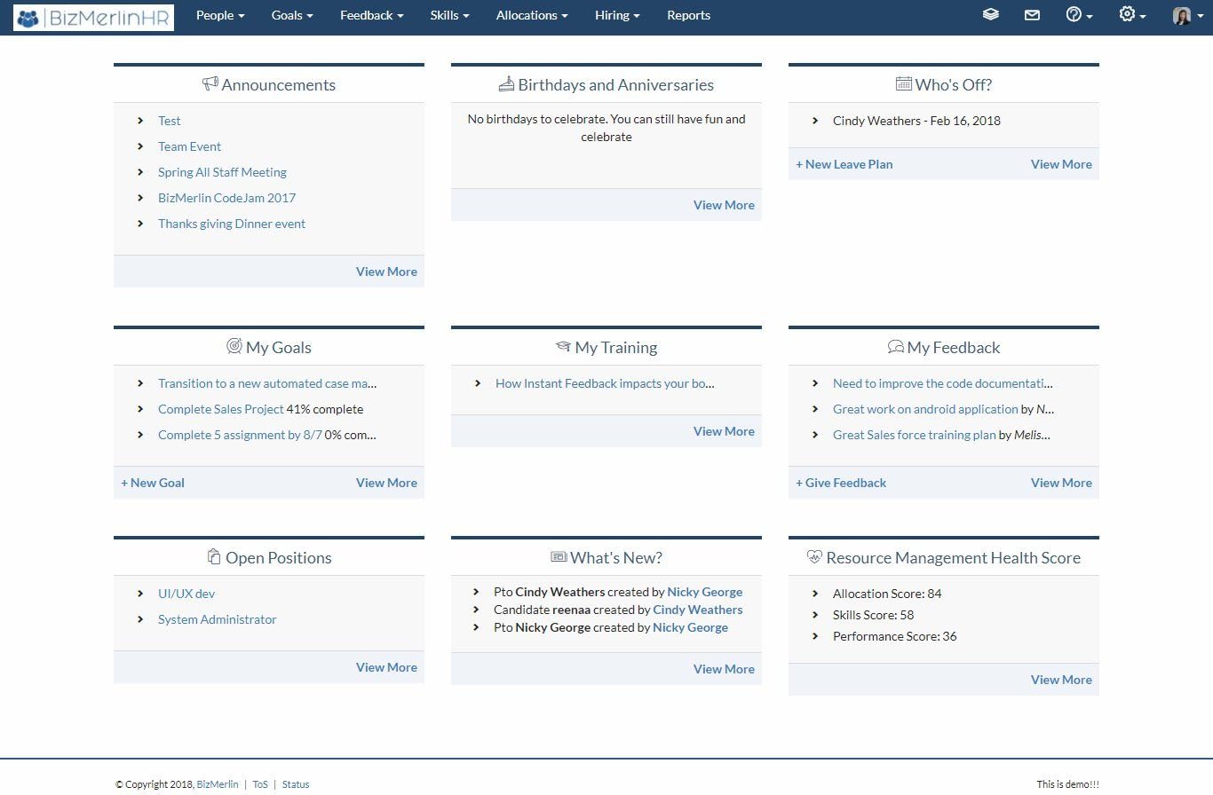 BizMerlinHR [Free Trial Subscription]