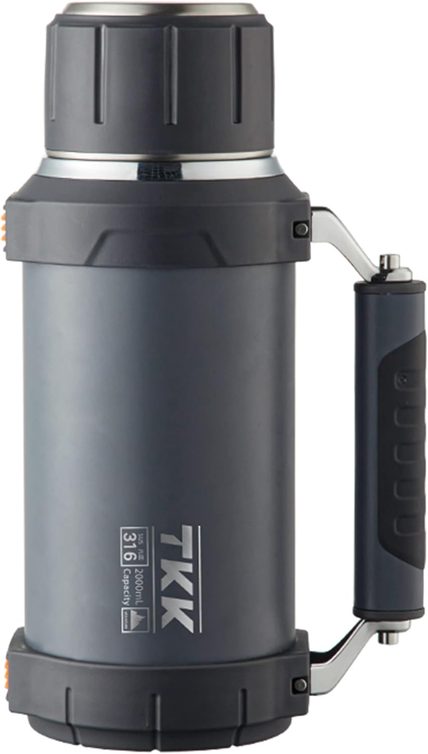 Big Coffee Thermoses for Hot Drinks Stainless Steel Thermoses 2 QT 64 oz Vacuum cleaner Protected Container With Cup Manage Keeps Liquids Hot And Cold For As much as 24 For Exterior Gathering Camping