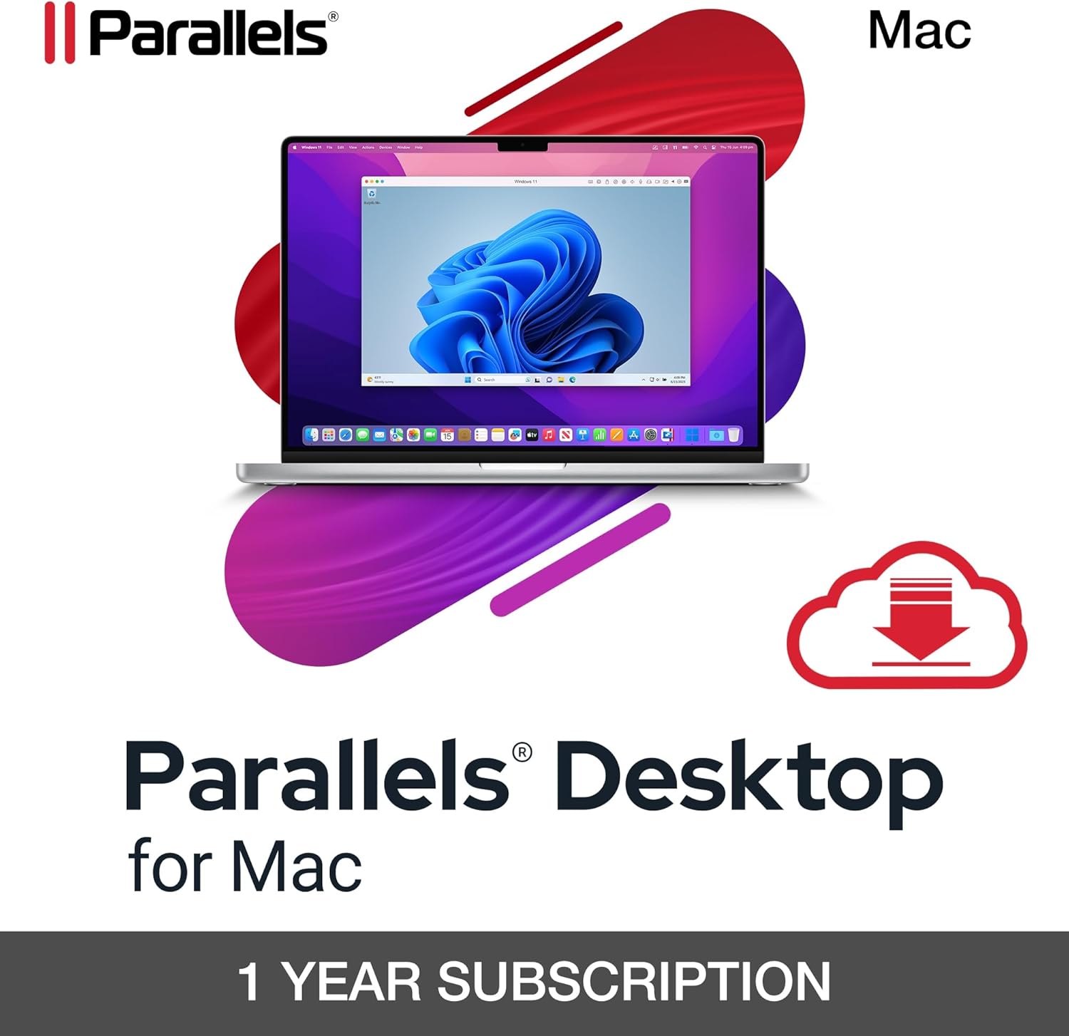Parallels Desktop 20 for Mac|Run Windows on Mac Virtual Equipment Software Program|Authorized by Microsoft|1 Year Membership [Mac Download]