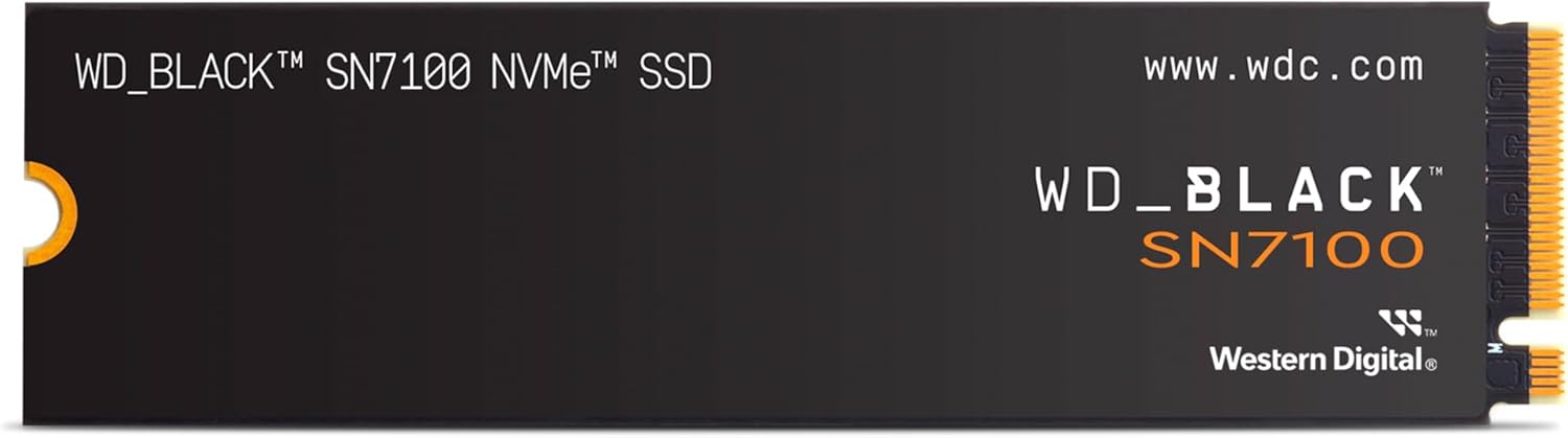 WD_BLACK 2TB SN7100 NVMe Internal Gaming SSD Solid State Drive – Gen4 PCIe, M.2 2280, Up to 7,250 MB/s – WDS200T4X0E [New Version]