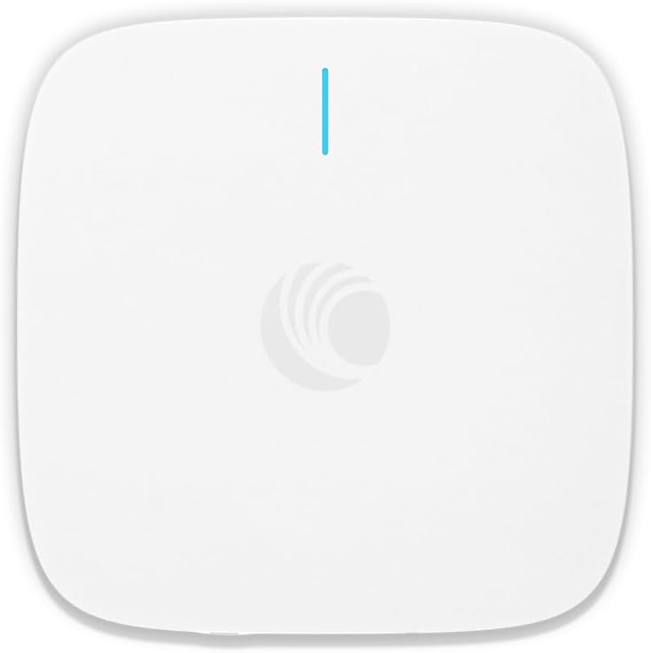 Cambium Networks XV2-21X Indoor Dual-Radio Wi-Fi 6 Access Point – 802.11ax 2×2 2.4GHz & 5GHz, Omnidirectional Antenna, 1 GbE Ethernet, Cloud MGMT, Small Offices, Retail, Hotel (US)