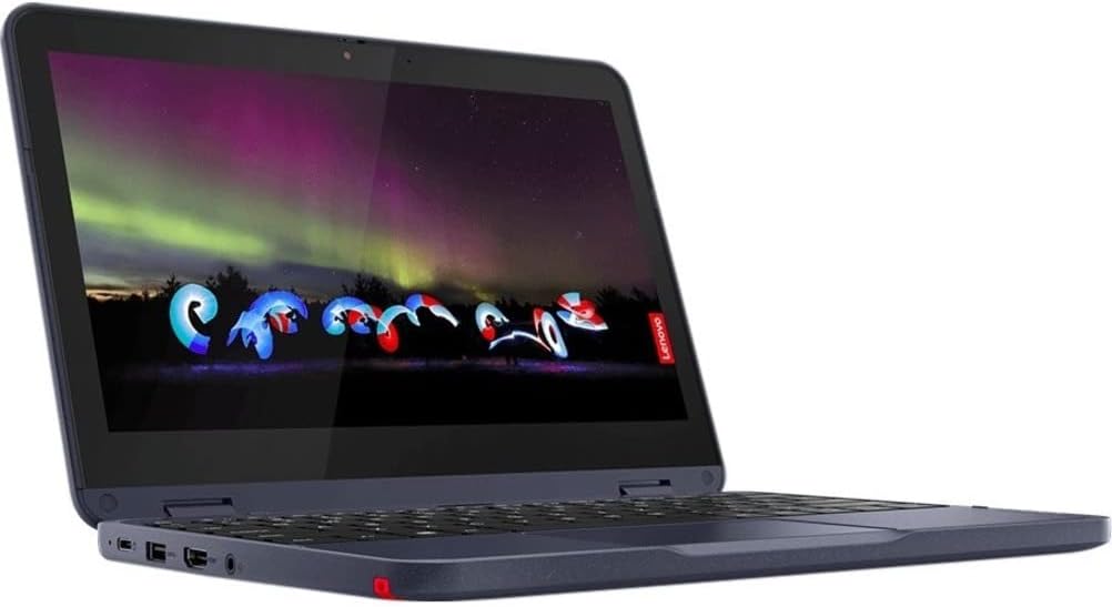 Lenovo – 300W Gen 3-2-in-1 Educational Computer – Laptop for Students – AMD 3015e Dual-Core Processor – 11.6″ HD Touchscreen Display – 4GB Memory – 64GB Storage – Windows 10 Pro