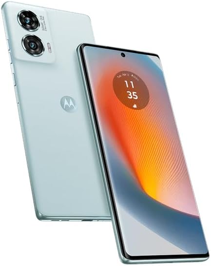 Motorola Moto Edge 50 Fusion 5G (XT2429-1) Dual Sim | GSM Unlocked | 6.7″ P-OLED 120Hz Display | 8GB Ram 256GB Storage – International Version – (Blue)