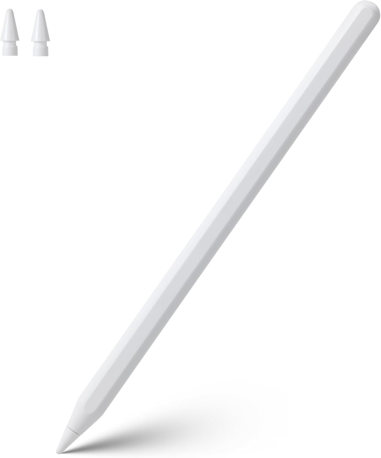 Stylus Pen for iPad, Apple Pencil 2nd Generation with Magnetic Wireless Charging for iPad Air 5th 4th, iPad Pro 12.9 inch 6th 5th 4th 3th Gen, iPad Pro 11 in 4th 3rd 2nd 1st Gen, iPad Mini 6 (White)