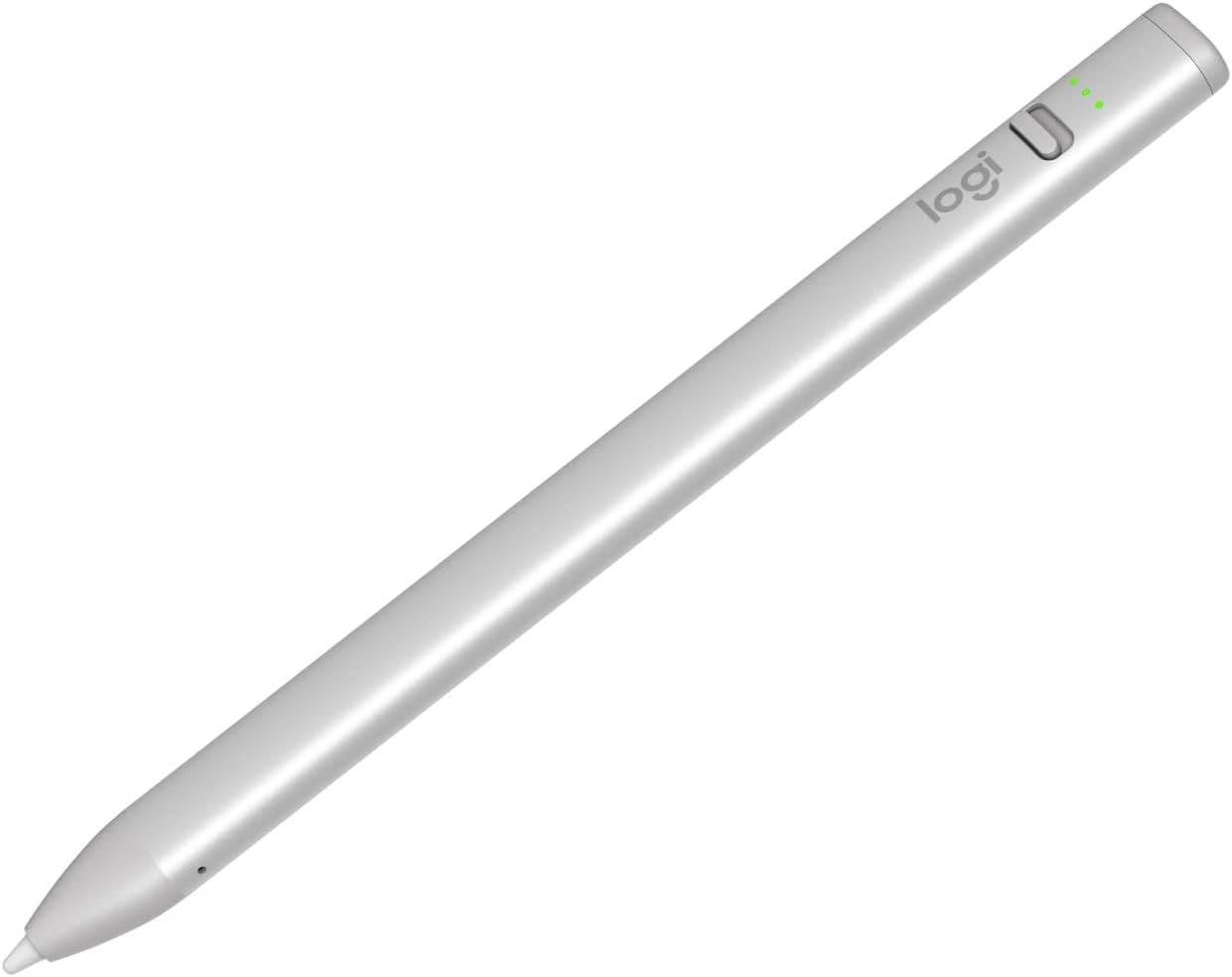 Logitech Crayon Digital Pencil (iPads with USB-C Ports) Featuring Apple Technology, No Lag Pixel-Precision, and Dynamic Smart Tip with Fast Charge – Silver