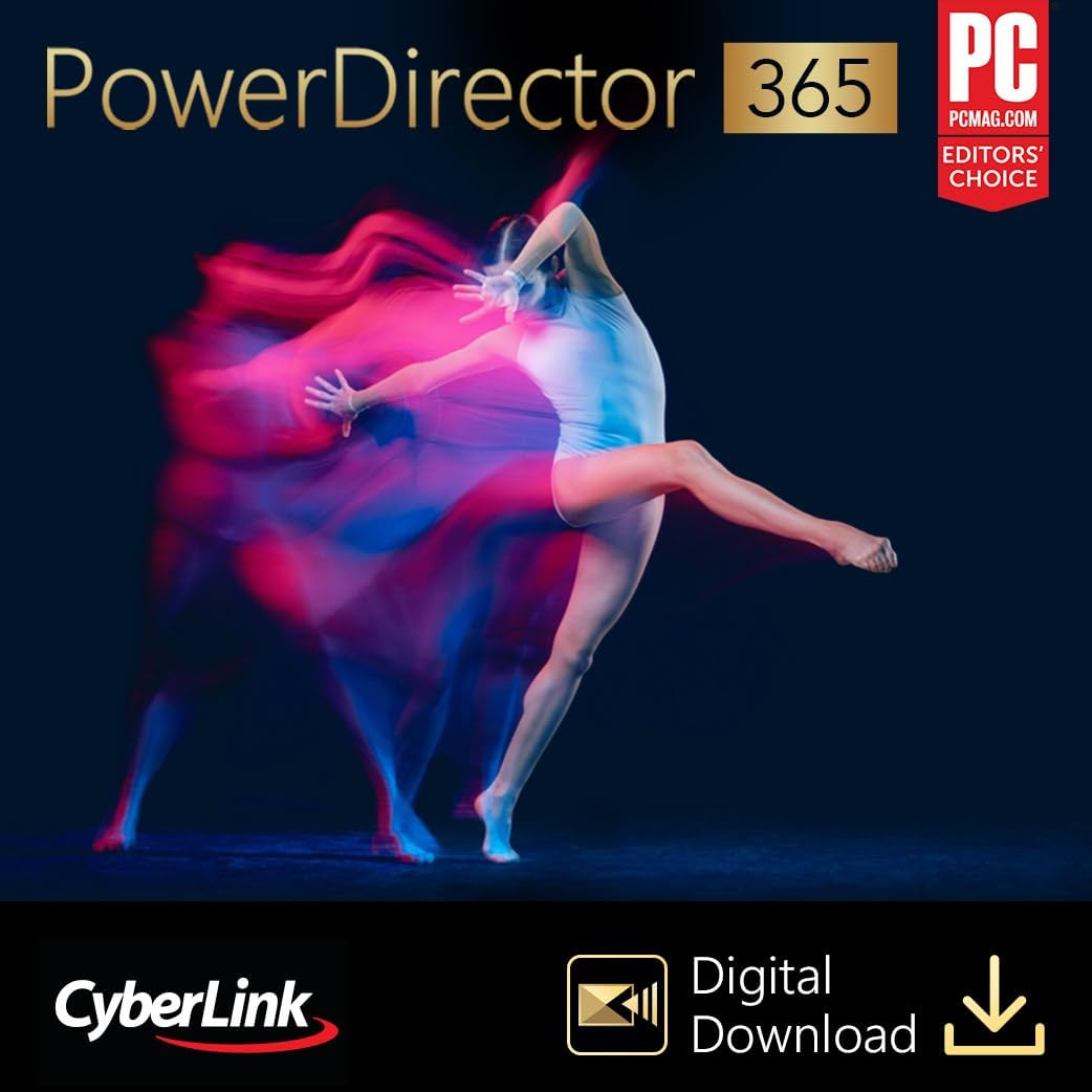 CyberLink PowerDirector 365 – 1 year subscription [PC Download]