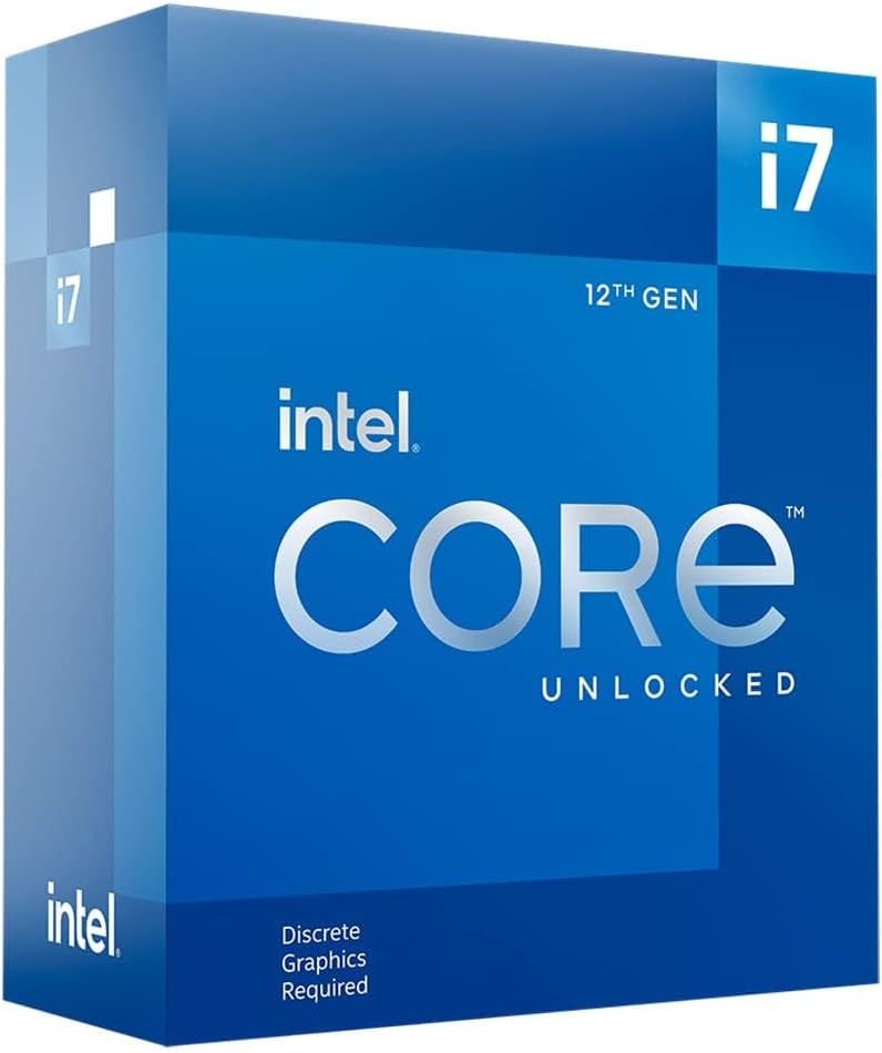 Intel® Core i7-12700KF Desktop Processor 12 (8P+4E) Cores up to 5.0 GHz Unlocked LGA1700 600 Series Chipset 125W