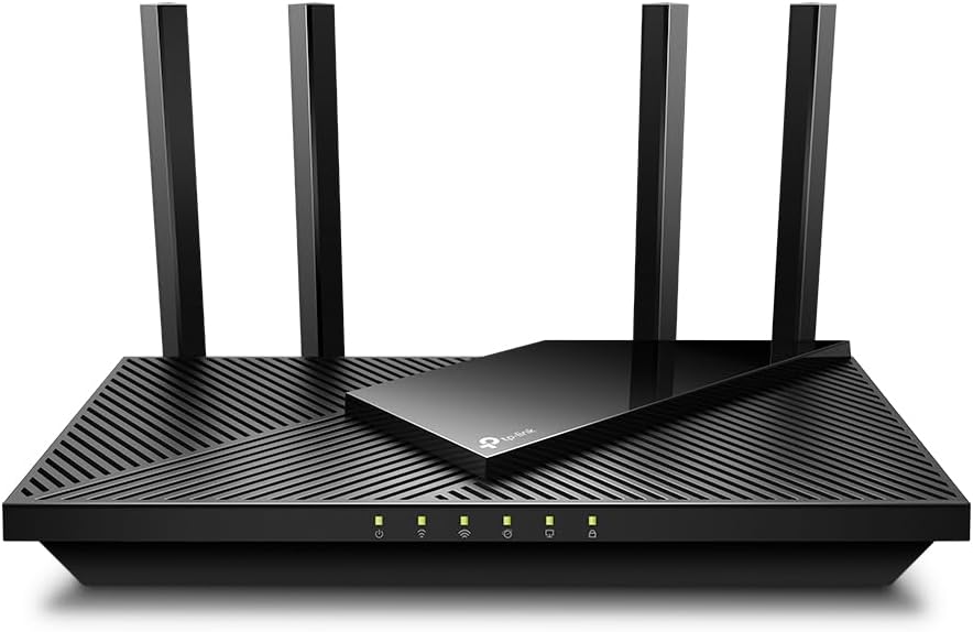 TP-Link AX1800 WiFi 6 Router V4 (Archer AX21) – Dual Band Wireless Internet, Gigabit, Easy Mesh, Works with Alexa – A Certified for Humans Device, Free Expert Support