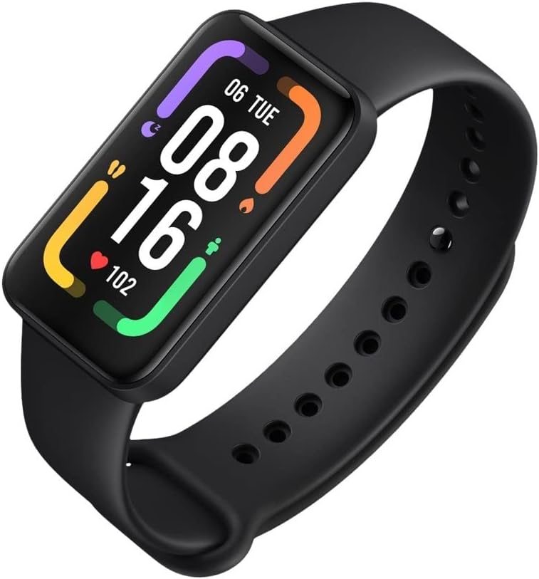Xiaomi Redmi Smart Band Pro, 1.47″ Full AMOLED Display, 110+ Fitness Modes, Up to 14 Days Battery Life, Heart Rate Tracking, 5 ATM Water Resistance, Sleep Quality Tracking, SPO₂ Monitoring, Black