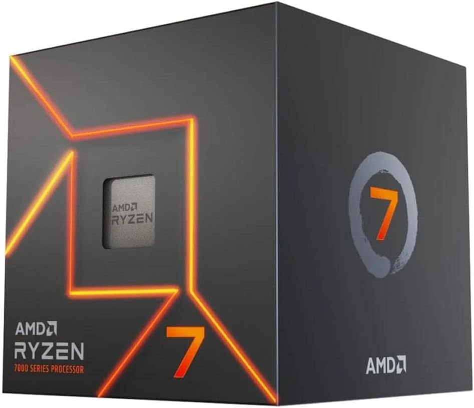 AMD Ryzen 7 7700 8-Core, 16-Thread Unlocked Desktop Processor