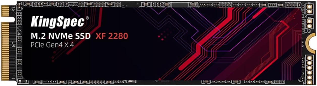 KingSpec 1TB NVMe Gen4x4 SSD – 4800MB/s, M.2 PCIe 4.0 SSD with 3D NAND Flash, Internal Solid State Drive for Laptop/Desktop / PS5