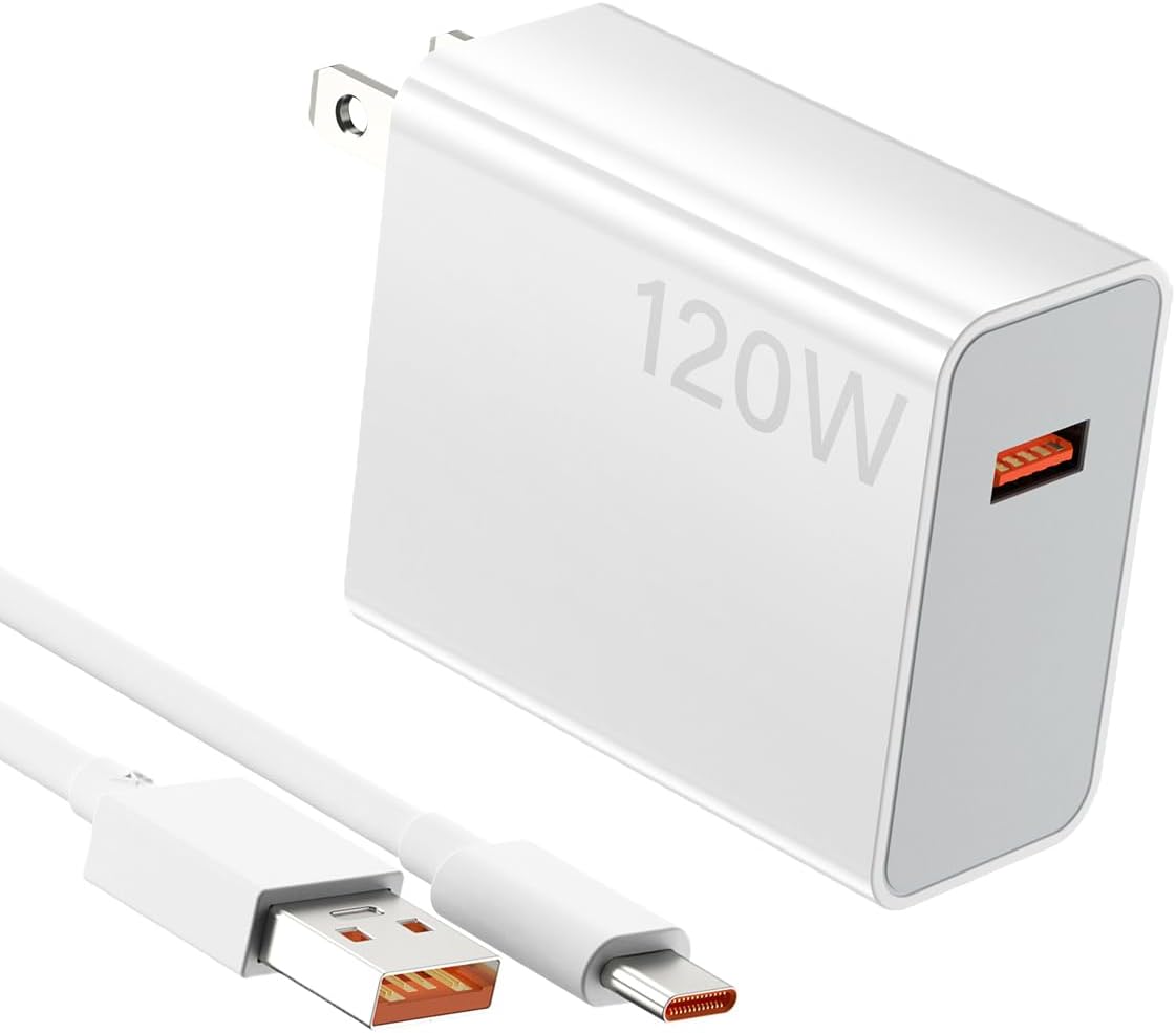 120W for Xiaomi Charger Hypercharge Turbo Fast Wall Charger 90W for Xiaomi 15 14 13 12 14T 13T 12T 12s Pro Redmi Note K80 K70 K60 K50 Ultra 12 11T 11 Plus Black Shark 4 5 Poco X5 F4 Gt 5ft 6A Cable