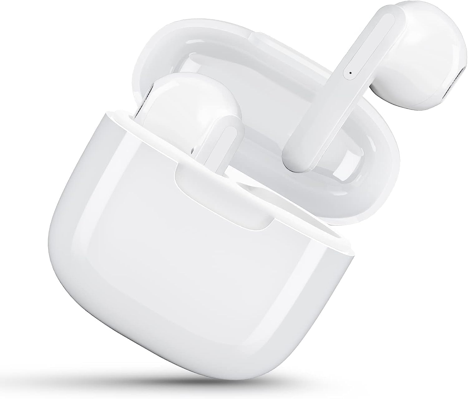 Wireless Earbuds Bluetooth Headphones 36H Bluetooth 5.0 with Wireless Charging Case, IPX6 Waterproof Earphones in-Ear Ear Buds with Touch Control, Built-in Mic for iPhone/Android