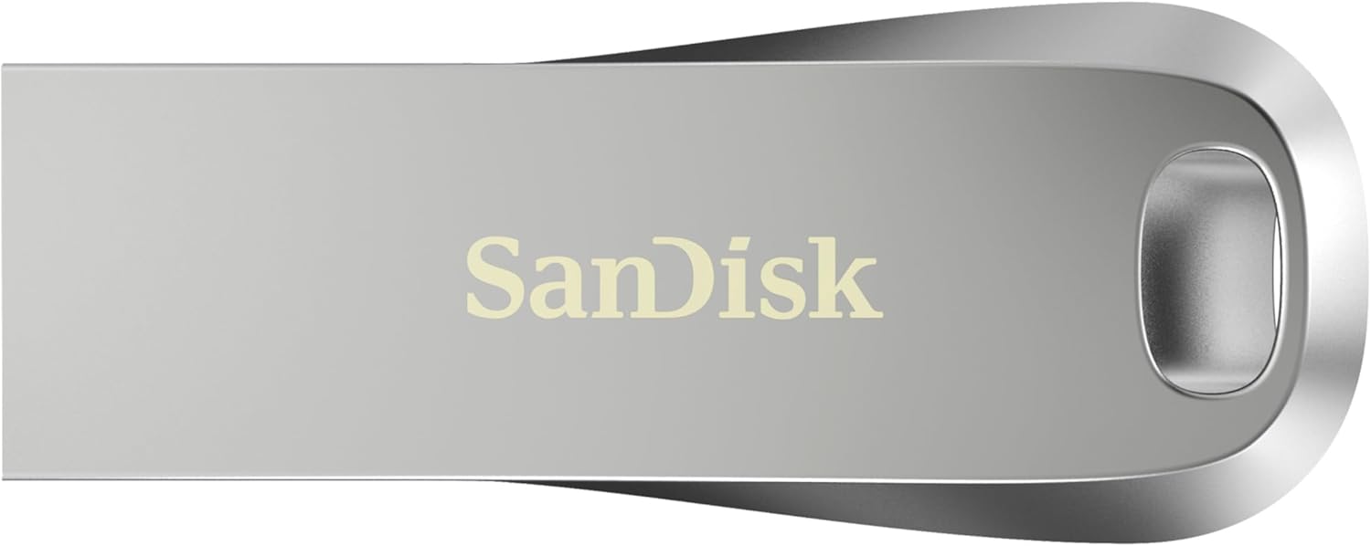 SanDisk 128GB Ultra Luxe USB 3.1 Gen 1 Flash Drive – SDCZ74-128G-G46, Black