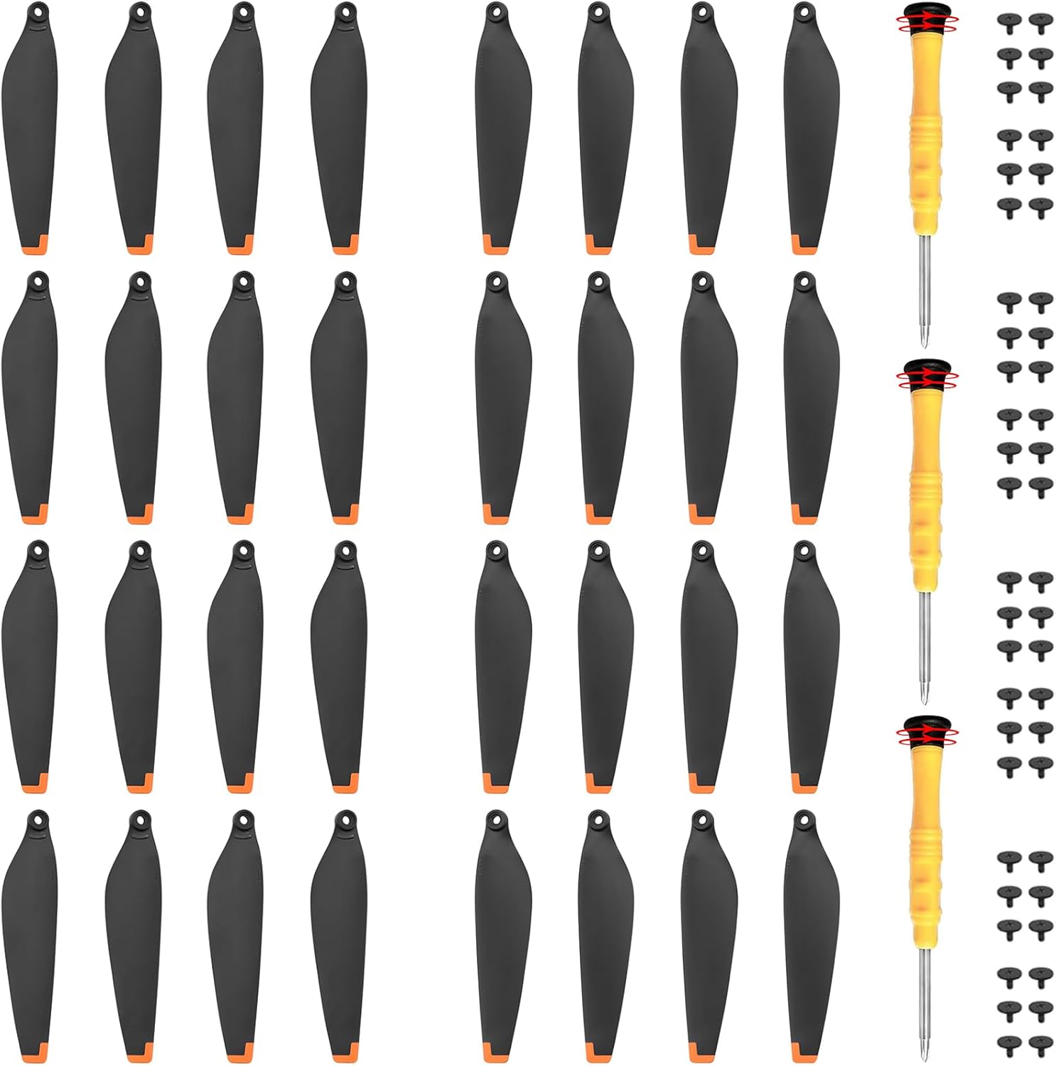 32 Pcs Propellers for DJI Mini 4 Pro & Mini 3 Pro, Replacement Low-Noise and Quick-Release Blades Props Wings Compatible with DJI Mini 4 Pro & Mini 3 Pro Drone Accessories – NOT for Mini 3