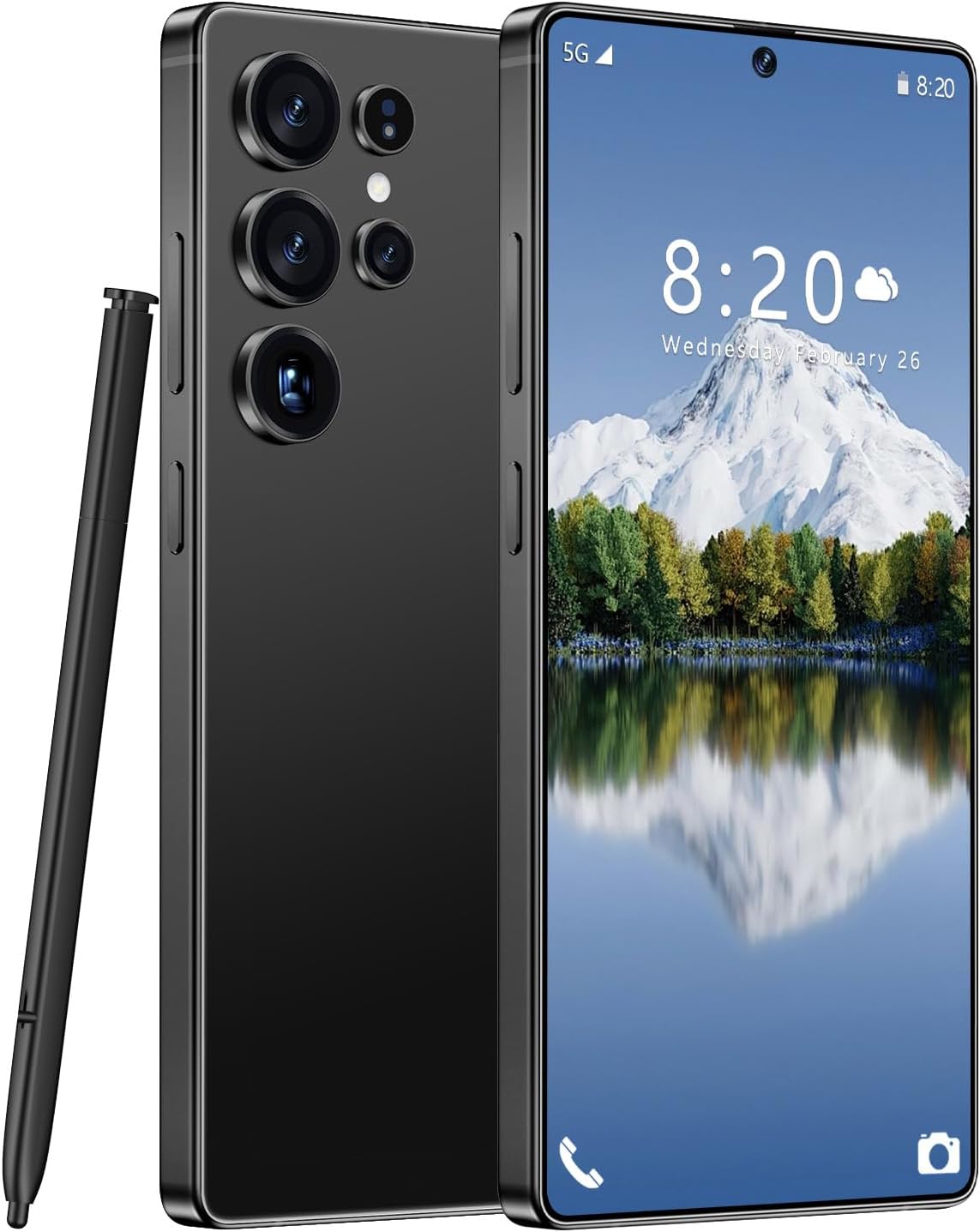 MMY I25 Ultra Unlocked Cell Phone, Built in Pen,6.99″ HD Screen 12+512GB Unlocked Phones,Android 14 7000mAh Long Battery Life Smartphone,5G/Dual SIM/Fingerprint Unlock/Face ID (Black, 12+512)