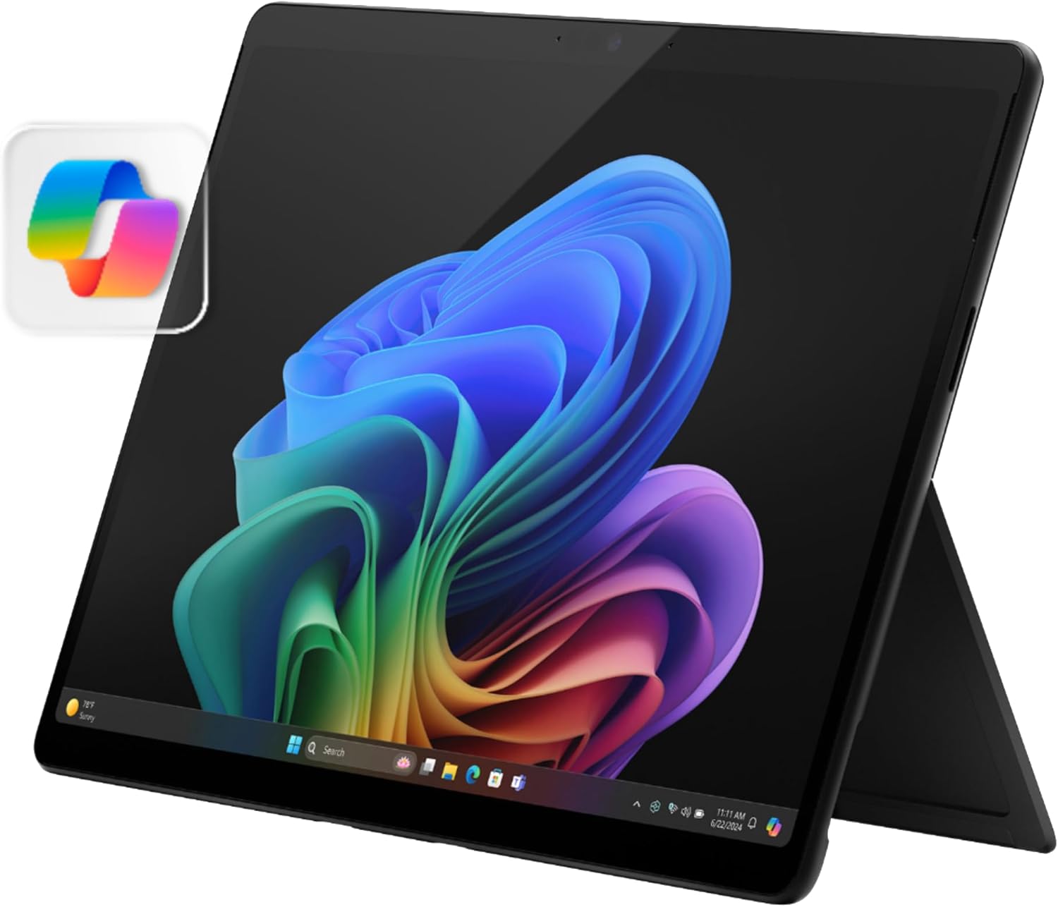 Microsoft Surface Pro 2-in-1 Laptop/Tablet (2024), Windows 11 Copilot+ PC, 13″ Touchscreen Display, Snapdragon X Plus (10 Core), 16GB RAM, 512GB Storage, Black