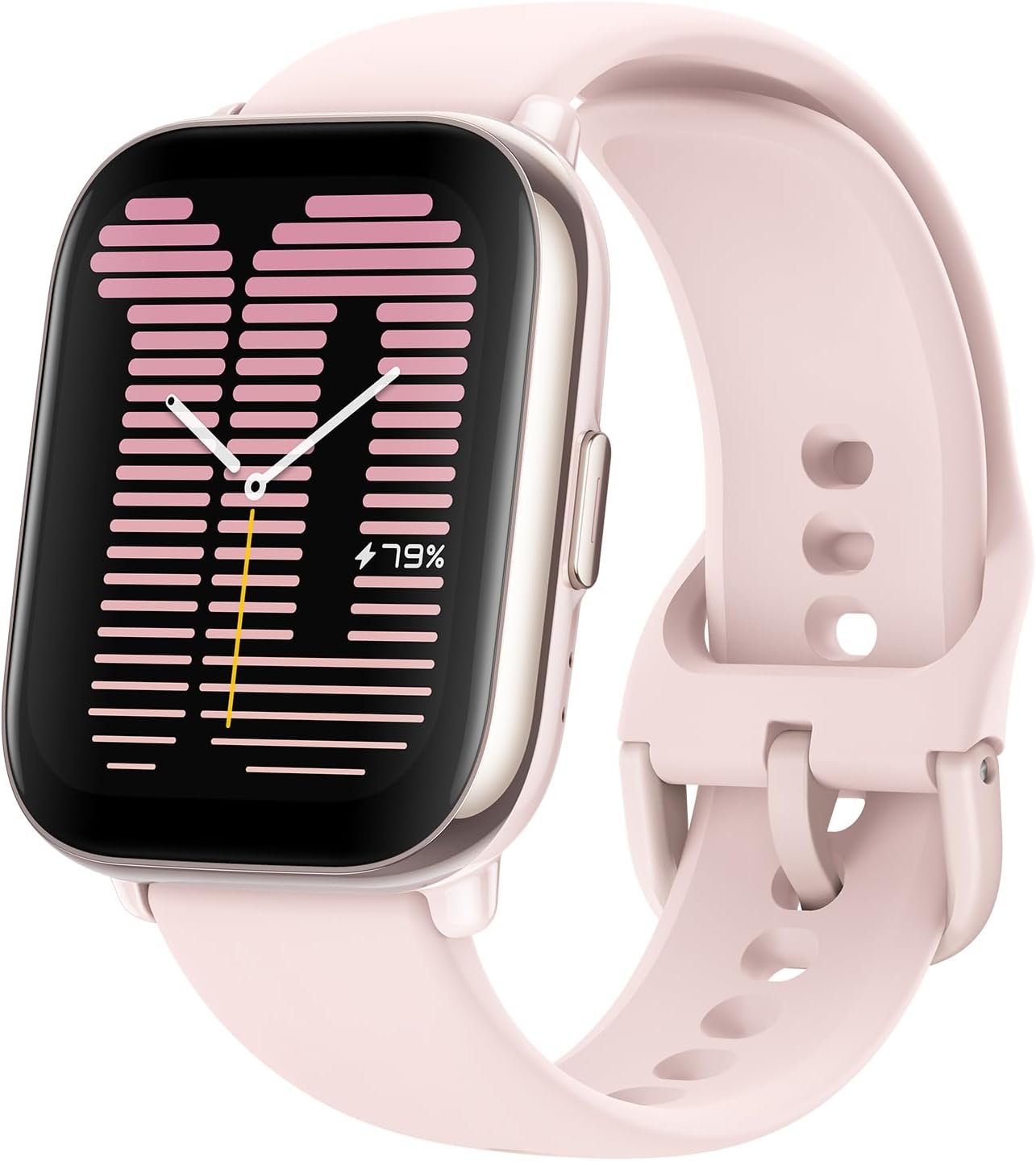 Amazfit Active Smart Watch 42mm, AI Fitness Tracker & Sleep Coach, GPS, Amazon Alexa Built-In, Bluetooth, 14-Day Battery, 120+ Sports Modes, Android & iPhone, Petal Pink
