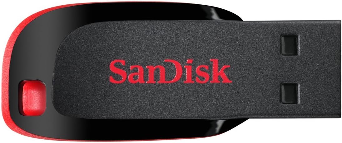 SanDisk 128GB Cruzer Blade USB 2.0 Flash Drive – SDCZ50-128G-B35, Black