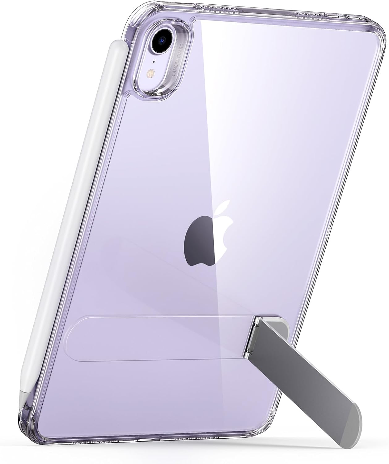 ESR for iPad mini 7 A17 Pro Case, iPad mini 7th/6th Generation Case with Stand(2024/2021), 3 Stand Modes, Slim and Light, Drop Safe, Supports Pencil Pro & Pencil (USB-C), Boost Kickstand Cover, Clear