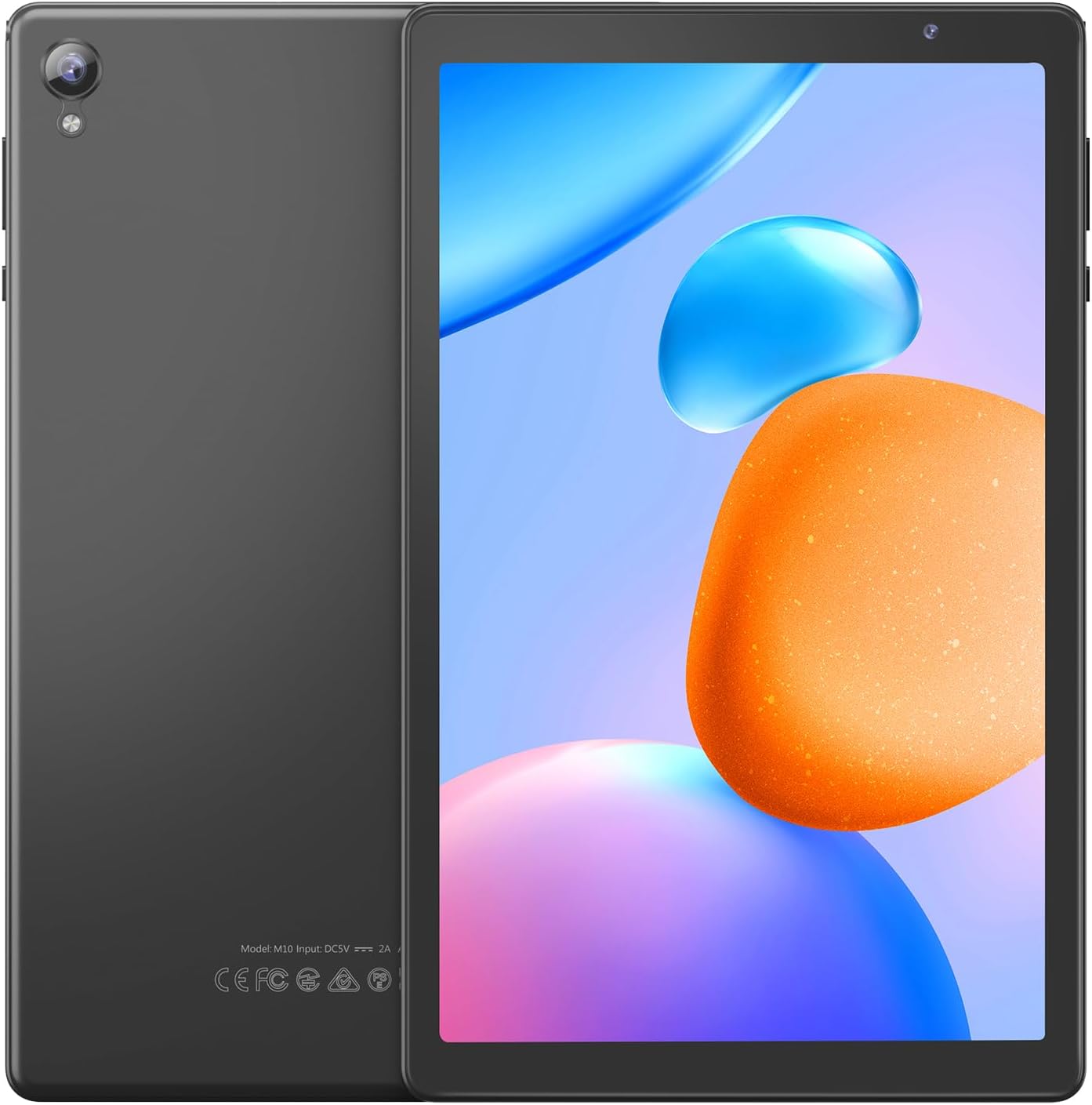 Tablet 10 inch Android Tablets with 2GB RAM, 32GB ROM, 512GB Expandable, Quad-Core,1280 * 800 HD IPS, 2MP + 8MP Dual Camera, Wi-Fi, Stable Tablet with 6000mAh Battery
