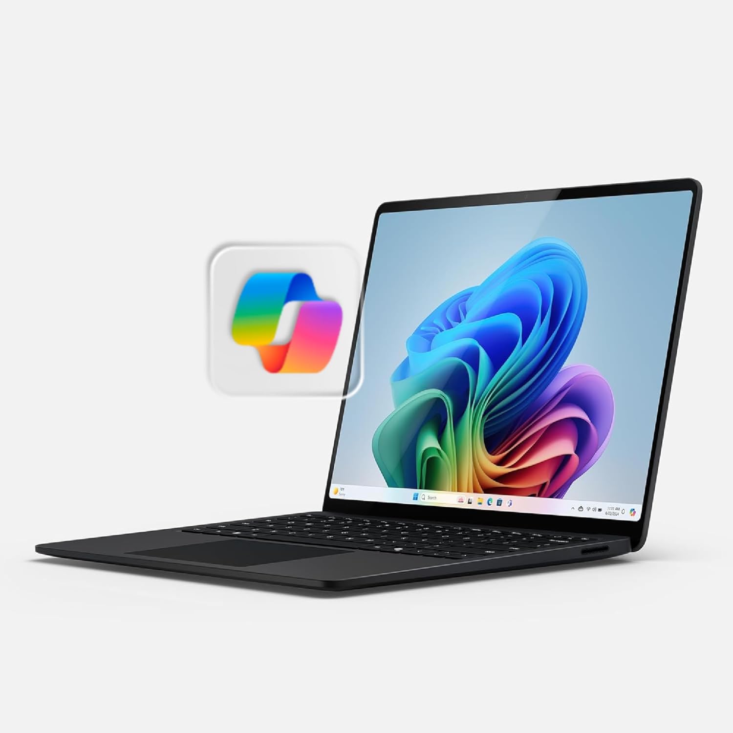 Microsoft Surface Laptop (2024), Windows 11 Copilot+ PC, 13.8″ Touchscreen Display, Snapdragon X Plus (10 core), 16GB RAM, 512GB SSD Storage, Black