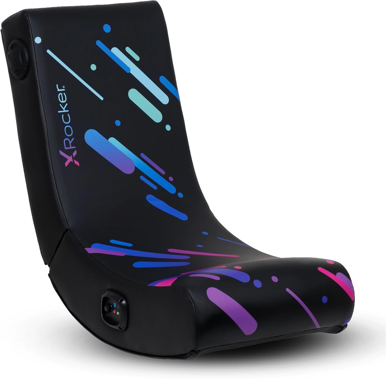 X Rocker Pixel Video Gaming Floor Chair