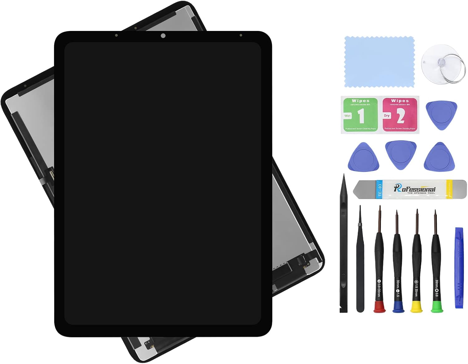 10.9″ LCD Screen Replacement for iPad air 5 5th Generation 2022 A2589 A2591 A2588 Display LCD Assembly and Glass Touch Digitizer Premium Repair Kit Black