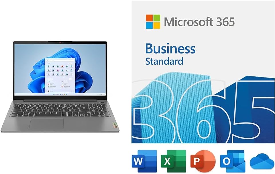 Lenovo Essential Laptop Intel Core i5 + Microsoft 365 Business Standard