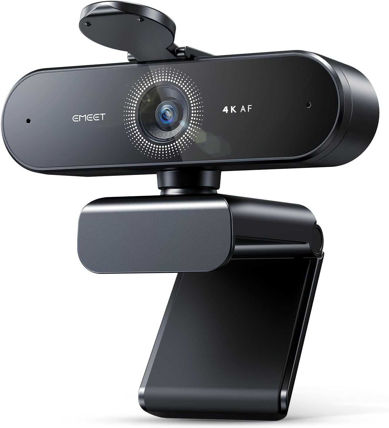 EMEET NOVA 4K Webcam for PC – Ultra 4K HD, PDAF Autofocus, Dual Noise-Cancelling Mics, 73° FOV, Auto Light Correction, USB-A, Privacy Cover, Ideal for High-End Business Meetings&Live Streaming