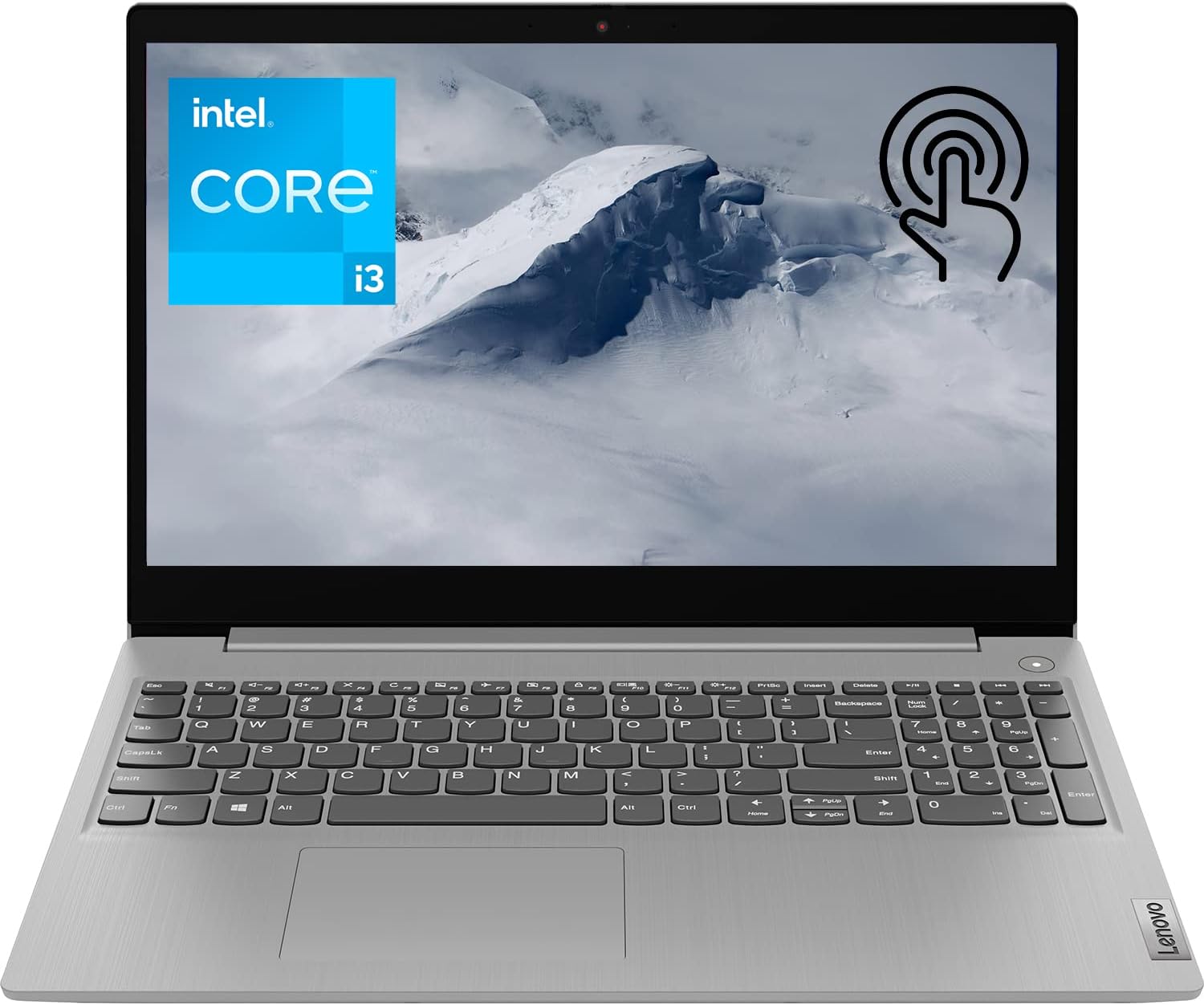 Lenovo Ideapad 3 Laptop, 15.6″ HD Touchscreen Display, 11th Gen Intel Core i3-1115G4 Processor, 12GB DDR4 RAM, 512GB PCIe SSD, Bluebooth, Webcam, Wi-Fi, HDMI, Windows 11 Home, Grey