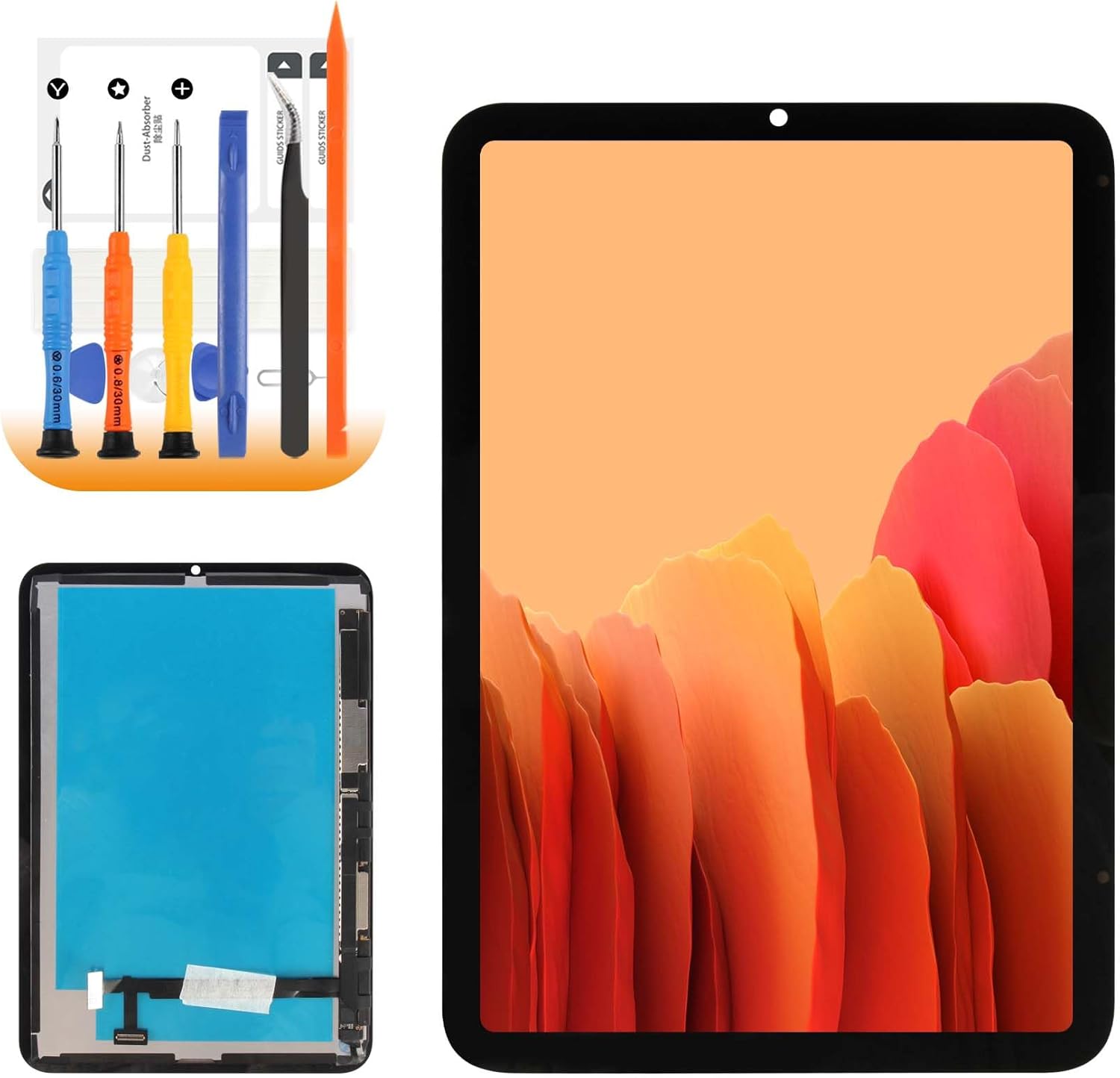 for iPad Mini 6 Screen Replacement for iPad Mini 6 Lcd Display for iPad A2567 A2568 A2569 Lcd Screen Touch Digitizer Assembly Repair Parts