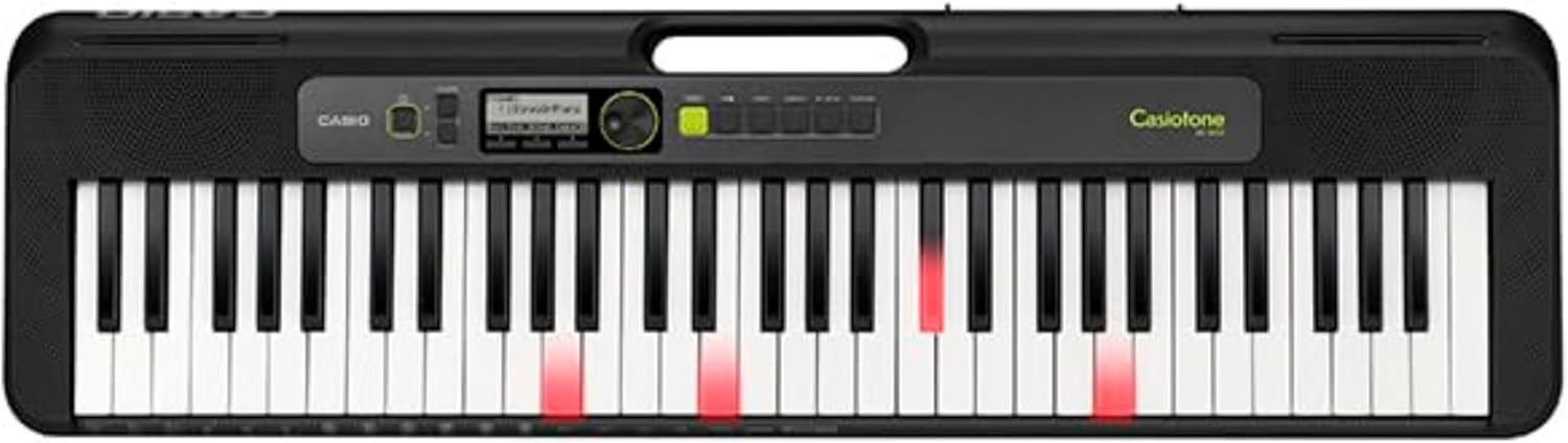 Casio Casiotone LK-S250 – 61-Key Lighted Portable Keyboard | Touch Response| Key Lighting System, 400 Tones, Dance Music Mode | 60 Songs + 4-Stage Lesson System