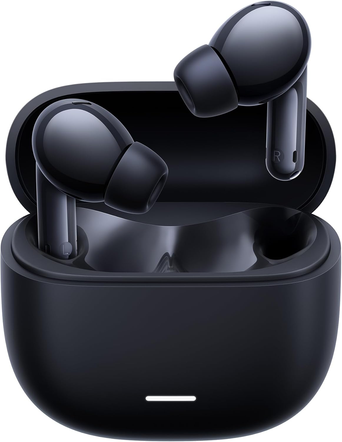 Redmi Buds 6 Lite in-Ear Headphones, Dynamic 40dB Active Noise Cancellation, up to 37 Hours Battery Life, Titanium Membrane with 4 Sound Settings, AI Noise Cancellation, Google Fast Pair, Black