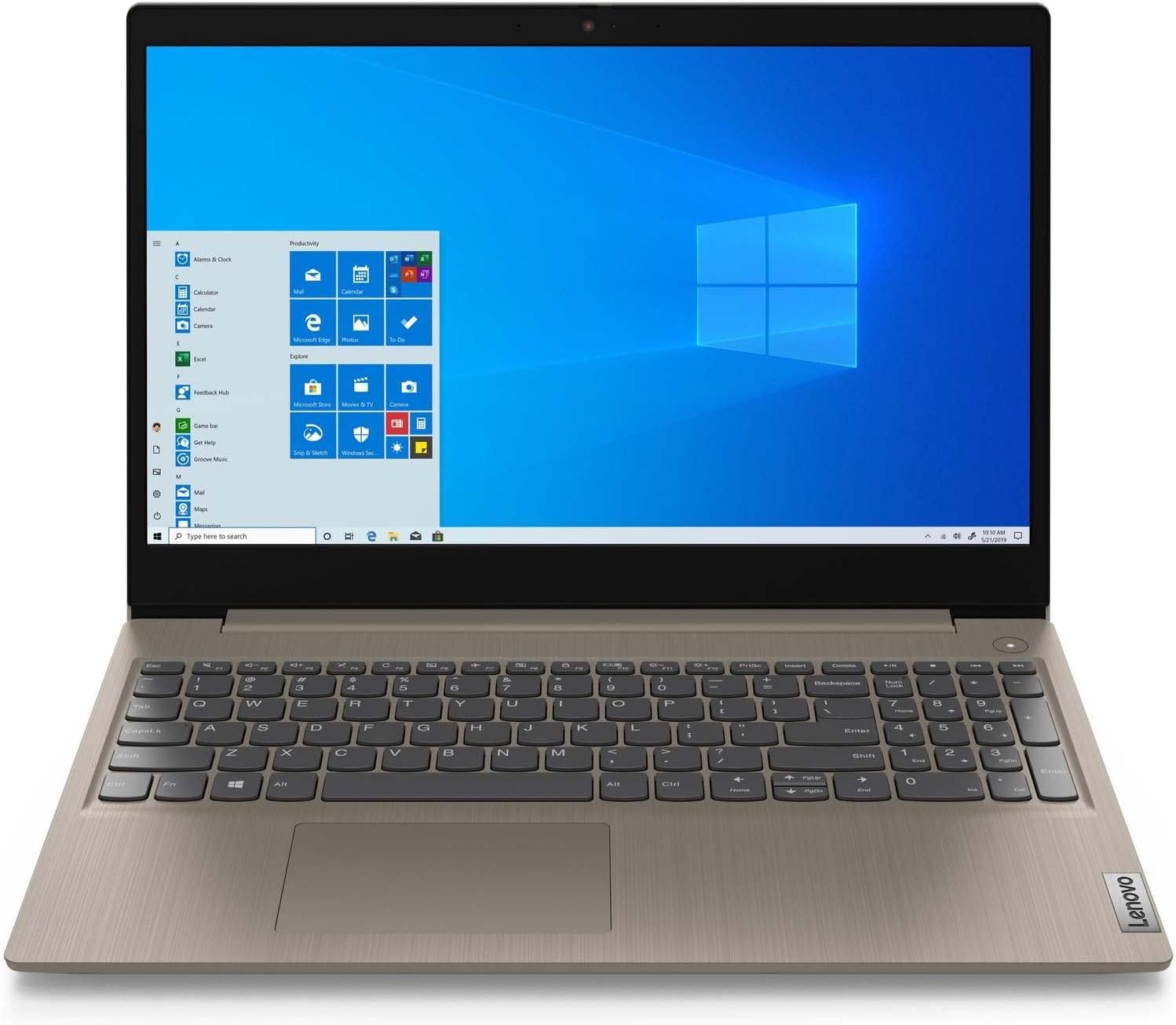 Lenovo IdeaPad 3 15.6” Full HD Laptop, Intel Core i3-1115G4, 4GB RAM, 128GB SSD, Webcam, Wi-Fi, Bluetooth, Windows 11 Home, Almond
