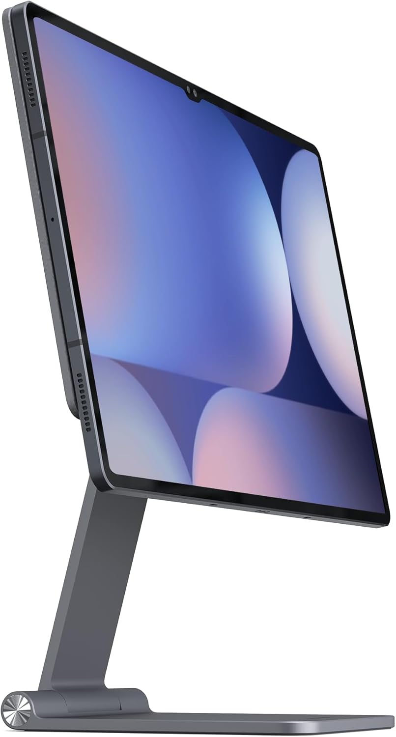 LULULOOK Magnetic Stand for Samsung Galaxy Tab S10/S9/S8 Ultra 2024, Foldable & 360° Rotating Floating Desk Holder with S-Pen Holder for Samsung Galaxy Tab 14.6 inch SM-X920/SM-X910/SM-X900