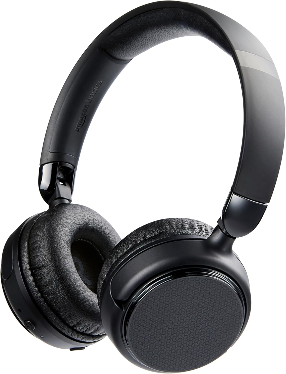 Amazon Basics Bluetooth Headphones Wireless with Microphone, On Ear, 35 Hour Playtime, Foldable, One Size, Collapsible Travel Friendly, Black
