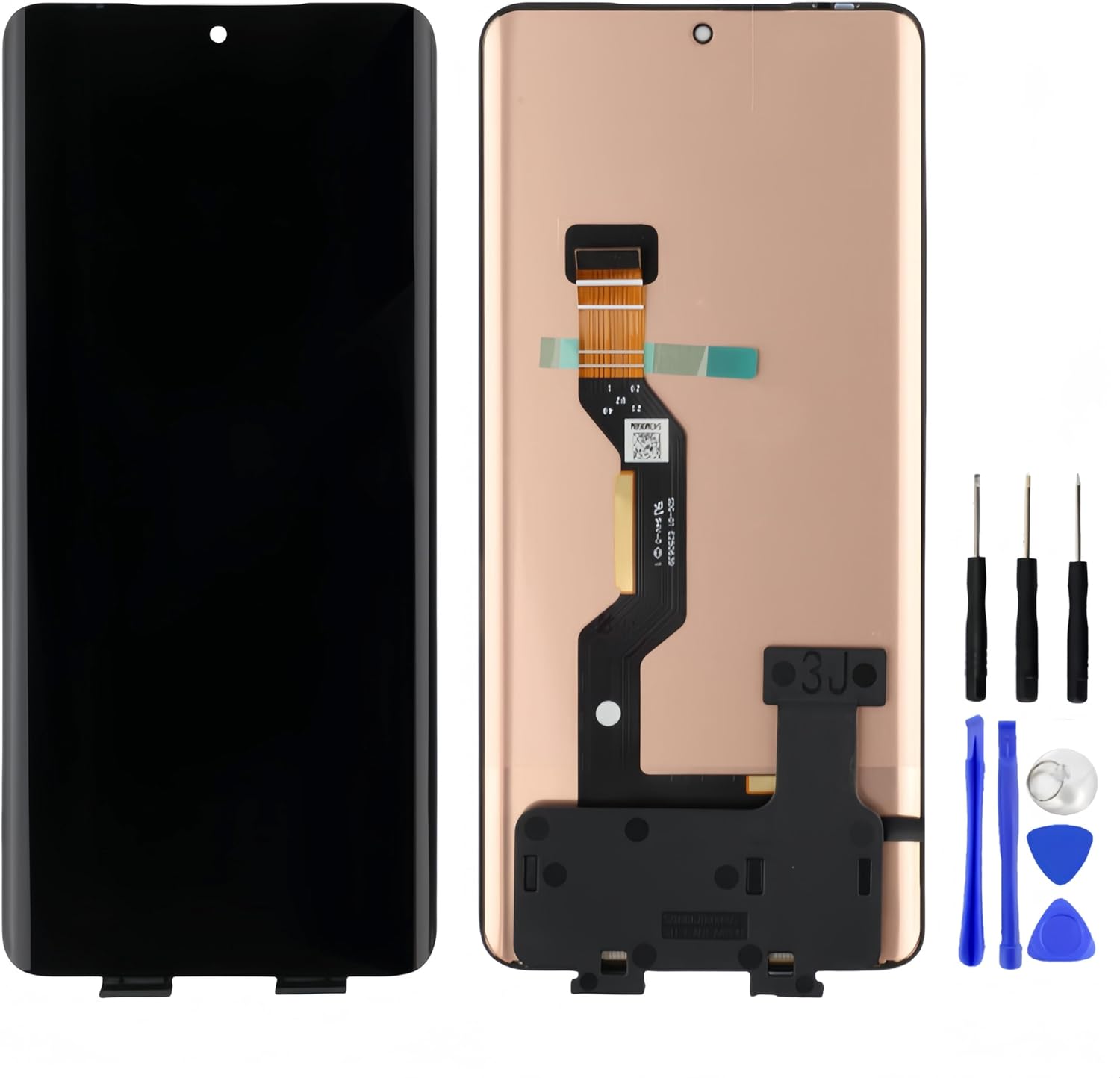 1Pcs for Motorola Moto Edge 50 Pro OLED LCD Display Touch Screen Digitizer Replacement 6.7” with Tool Kit