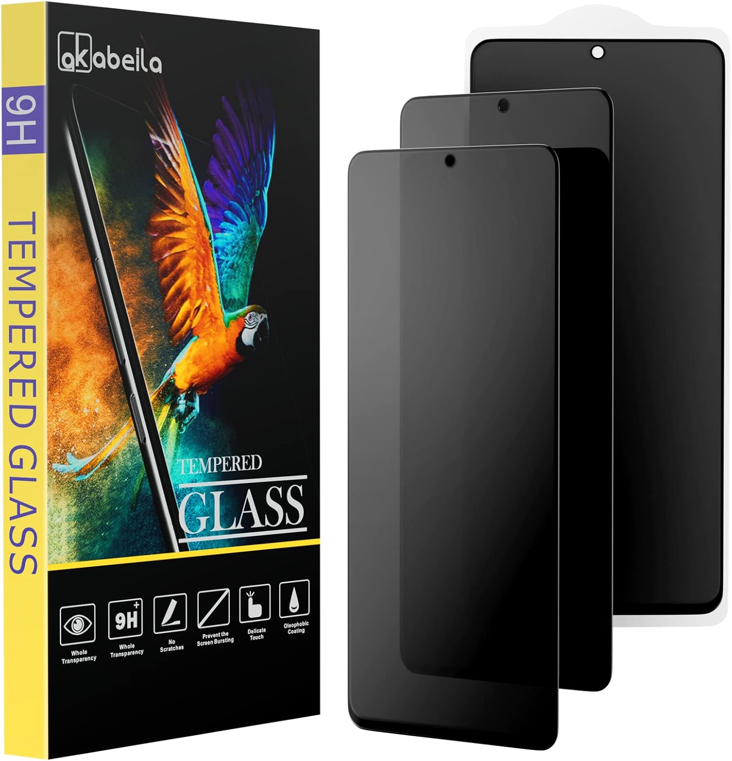 [3 Pack Privacy Screen Protector for Xiaomi 15 Pro Privacy Glass Full Coverage Anti Spy Tempered Glass Protective Film