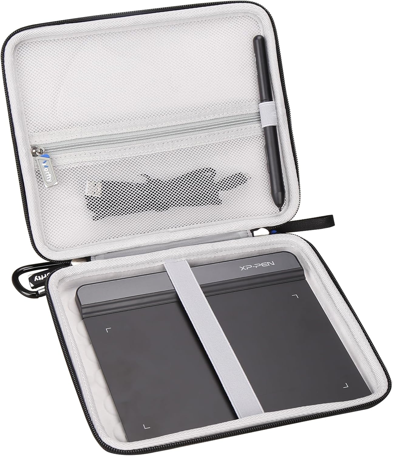 Tablet Case for XPPen StarG640/ Wacom Intuos Small Bluetooth CTL4100 Graphics Drawing Tablet – Suitable for Travel Carrying(Case Only) (Black)