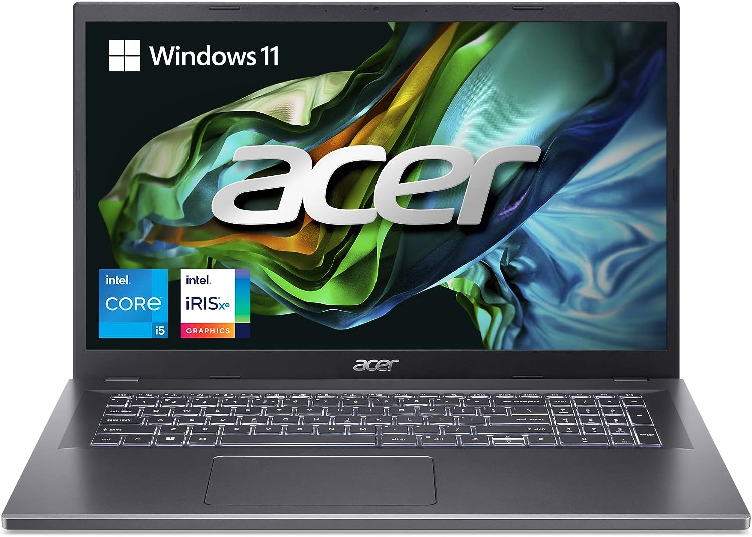 acer Aspire 5 A515-57-598B Slim Laptop – 15.6″ Full HD IPS Display – 12th Gen Intel i5-12450H Octa Core Processor – 16GB DDR4-512GB NVMe SSD – WiFi 6 – Amazon Alexa – Windows 11 Home, Gray