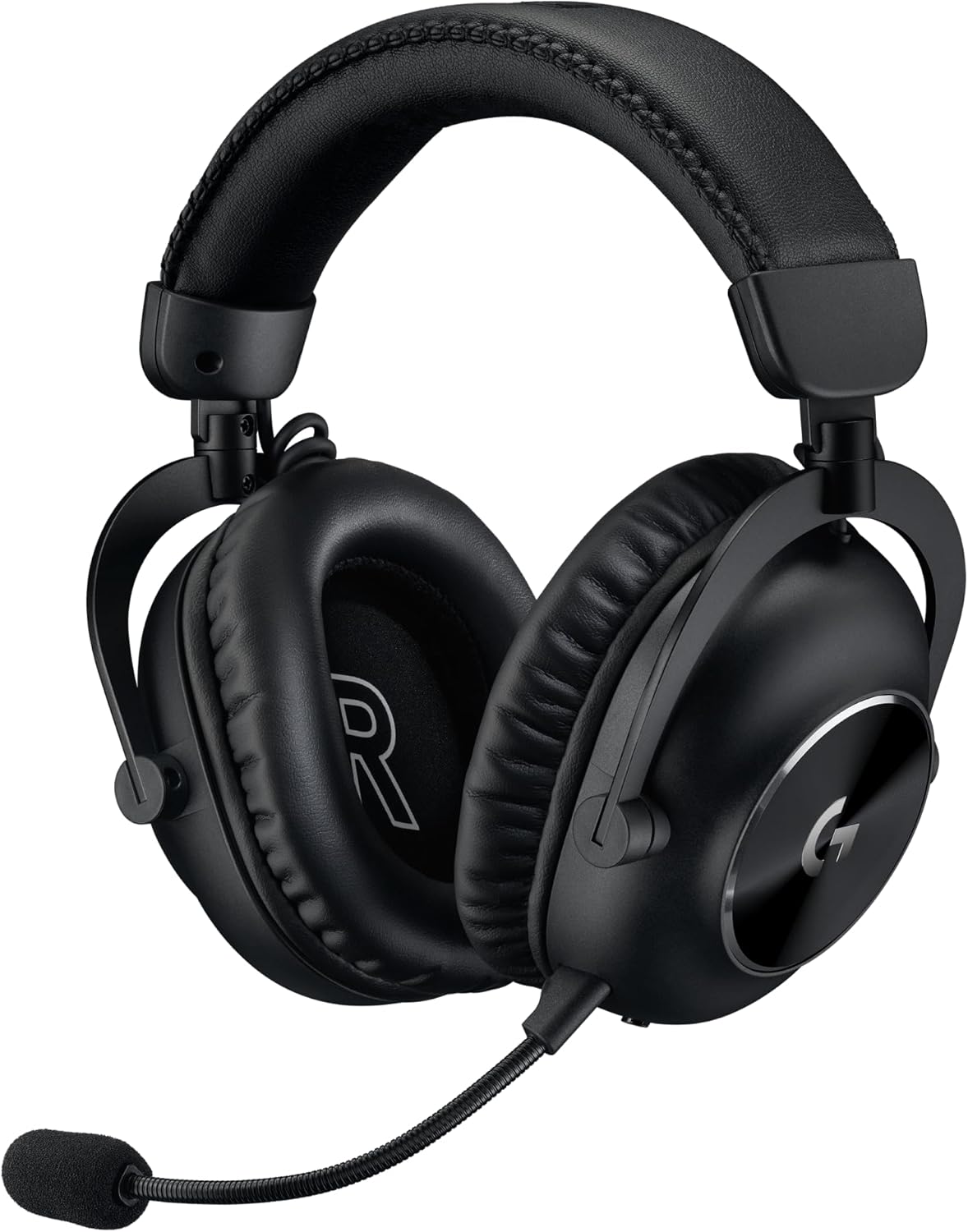Logitech G PRO X 2 Lightspeed Wireless Gaming Headset: Wireless Gaming Headphones with Mic, 50mm Graphene Drivers, 2.02.0—7.1 Surround, Bluetooth/USB/3.5mm Aux, for PS4/PS5/PC/Nintendo Switch – Black