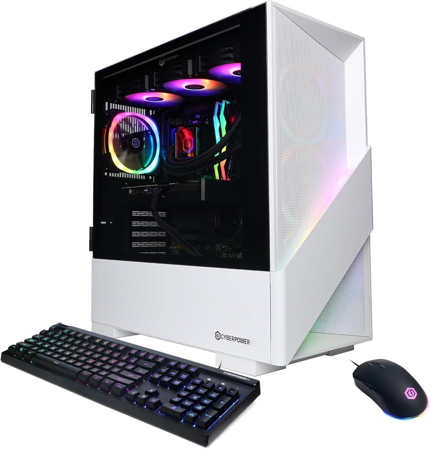 CyberPowerPC Gamer Supreme Gaming PC, AMD Ryzen 7 7800X3D 4.2GHz, Radeon RX 9070 16GB, 32GB DDR5, 1TB PCIe 4.0 SSD, WiFi Ready & Windows 11 Home (SLC9100A2)
