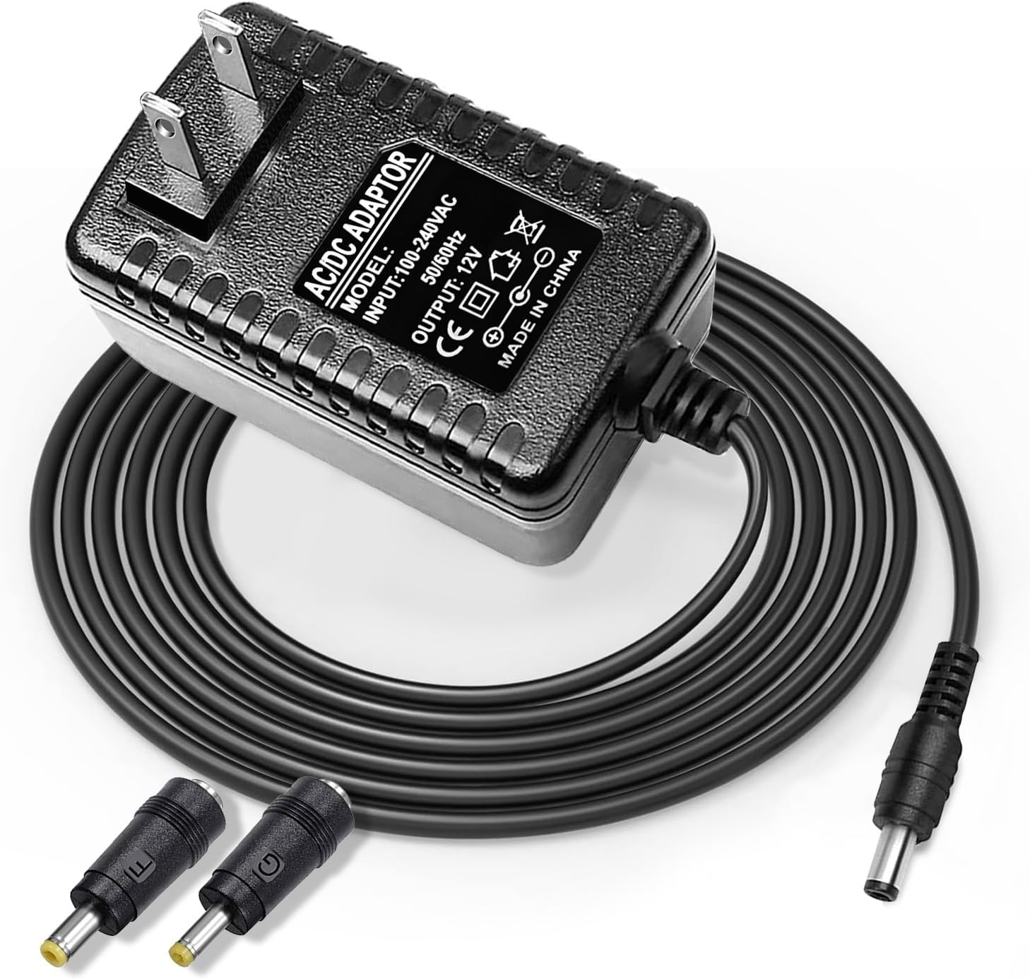DC 12V Casio Keyboard Power Cord Charger for Casio Keyboard WK-1200 WK-1300 WK-1600 WK-1800 WK-1630 WK-3000 WK-3000D WK-3200 WK-3300 WK-3500 WK-3800 WK-8000 AD-12MLA(U) AD-12CL AC Adapter