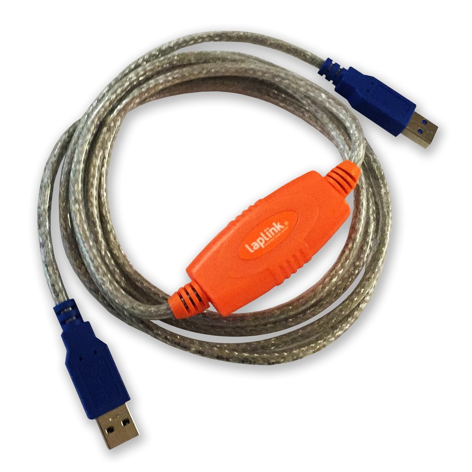 LAPLINK – USB 3.0 Super Speed Transfer Cable – USB Data Transfer Cable PC to PC – Compatible with PCmover Migration Software (not Included) – High-Speed Data Transfers up to 5 Gbps – 6 ft